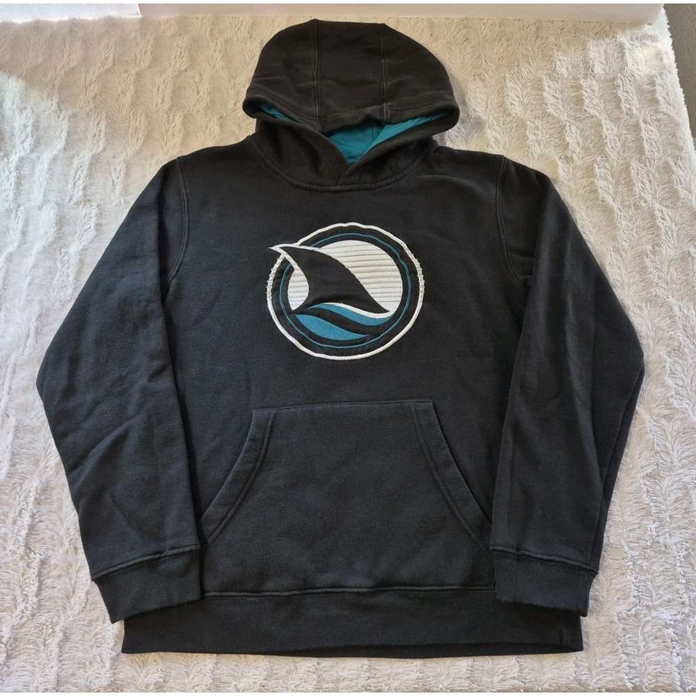 San Jose Sharks NHL Hockey Pullover Hoodie Sweatshirt Youth XL/Men's Small Black